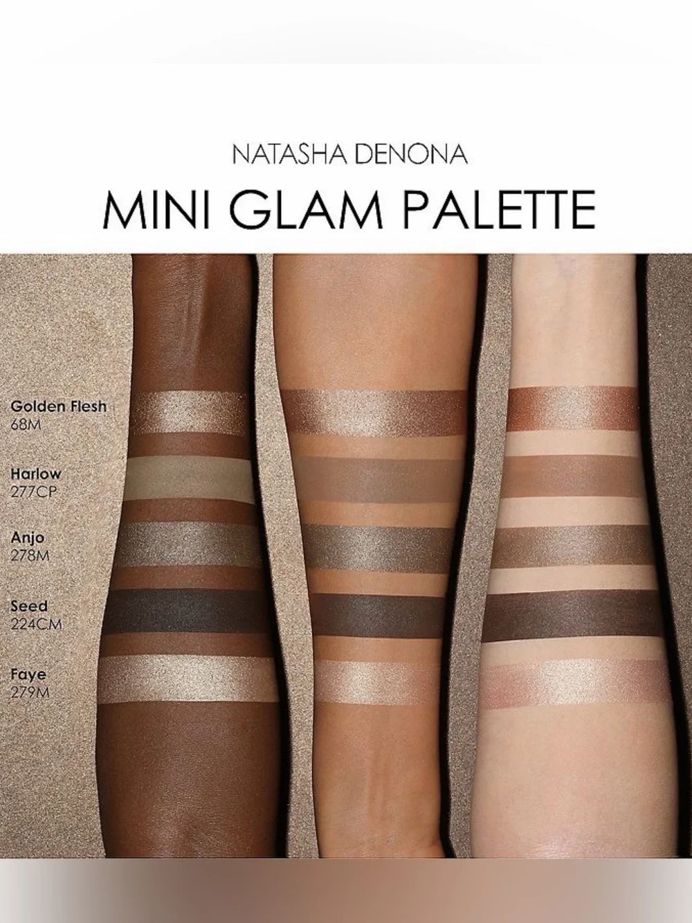 Brand New Natasha Denona Mini Glam Eyeshadow Palette